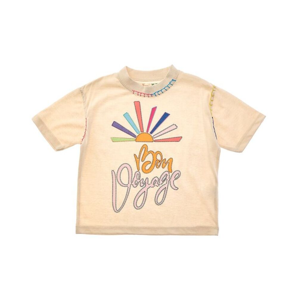 Vintage Havana Girls  Bon Voyage Boxy T-Shirt, Brown